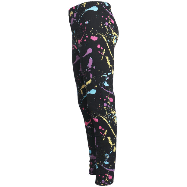 A2Z 4 Kids Girls Legging Designer's Pastel Splash Print Fashion Party Dance Full Length Leggings New Age 5 6 7 8 9 10 11 12 13 Years