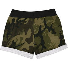 Kids Girls Shorts Fleece Camouflage Tartan Dance Gym Summer Hot Short Pants 5-13