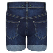 Kids Shorts Boys Girls Denim Ripped Chino Bermuda Shorts Knee Length 5-13 Years