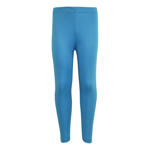 Gilrs Legging Kids Plain Color School Fashion Dance Leggings New Age 5-13 Years