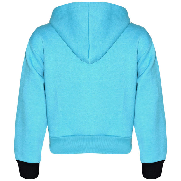 A2Z 4 Kids Tracksuit #Floss Print Fleece Aqua Hooded Crop Top Bottom Jogging Suit Joggers For Girls Age 5 6 7 8 9 10 11 12 13 Years