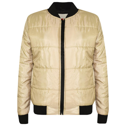 Kids Bomber Jacket Lightweight Puffer Coat School Fashion For Girls Boys 5-13 Yr