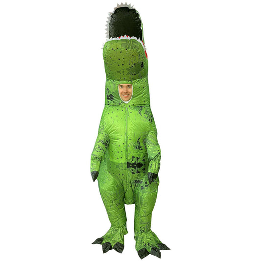 A2Z Adults Inflatable Dinosaur Costume with Fan & Battery Box for Halloween