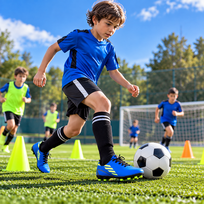A2Z 4 Kids Boys Girls Football Boots Junior Soccer Cleats Moulded Stud Trainers