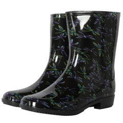 A2Z Ladies Anti-Skid Waterproof PVC Wellies Lightweight Women Wellington Boots