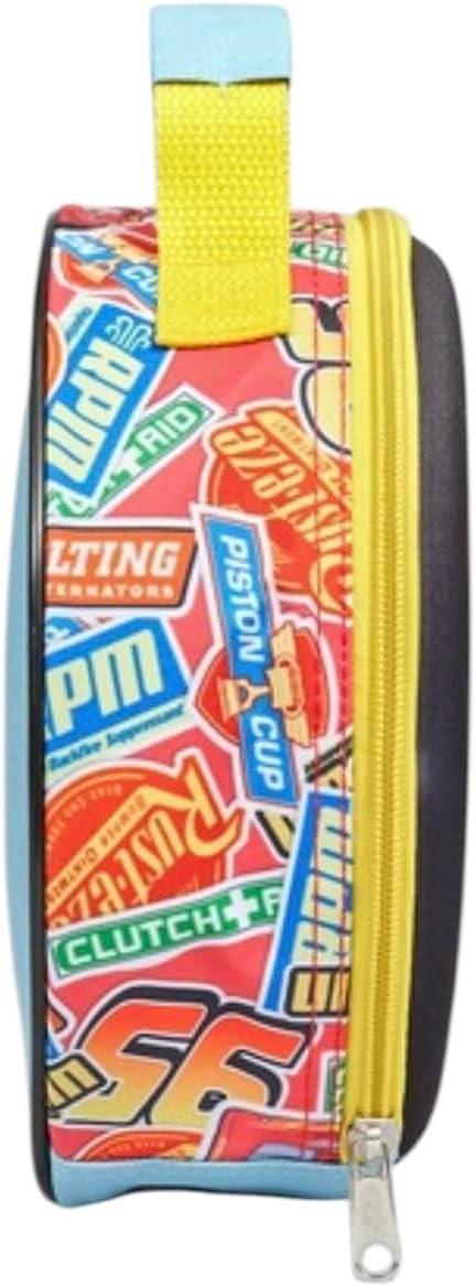 Kids Disney Car EVA Tyre Lunch Bag Official Licensed Lightning McQueen Round Bag