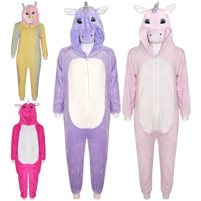 Kids A2Z Onesie One Piece Unicorn Pyjamas Costume For Girls Age 2-13