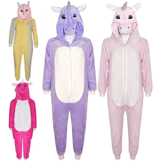 Kids A2Z Onesie One Piece Unicorn Pyjamas Costume For Girls Age 2-13