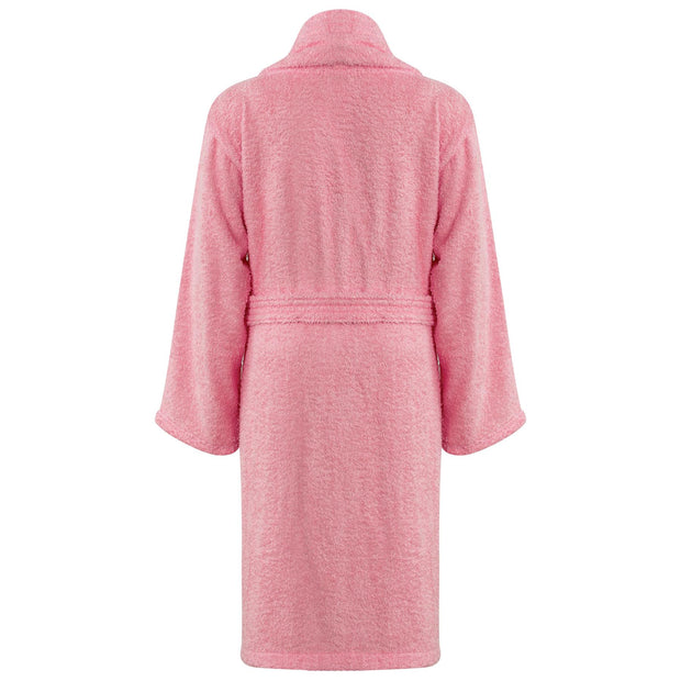 A2Z 4 Kids Terry Towelling Shawl Collar Baby Pink Bath Robe Dressing Gown Beach Bathing Swimming Surfing Soft 100% Cotton Bathrobe For Children Girls Age 5-13 Years