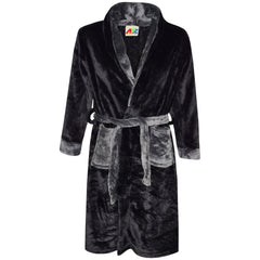 Kids Soft Fleece Bathrobe Dressing Gown Hooded Swim Beach Girls Boys 2-13 years