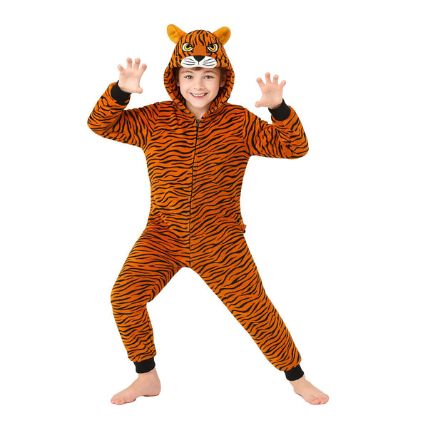 A2Z 4 Kids Girls Boys Tiger A2Z Onesie One Piece Tiger Cosplay Jumpsuit