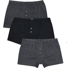 A2Z Mens Jersey Boxer Shorts Underwear Pack Of 3 Knickers Elasticated Waistband