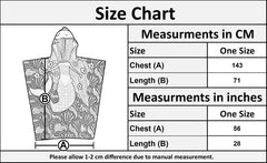 A2Z 4 Kids Girls Towel Poncho Mermaid Cotton Soft Hooded Bathrobe Swimming Wrap