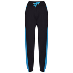 Kids Boys Girls Joggers Contrast Panel Jogging Pants  Casual Trousers 5-13 Years