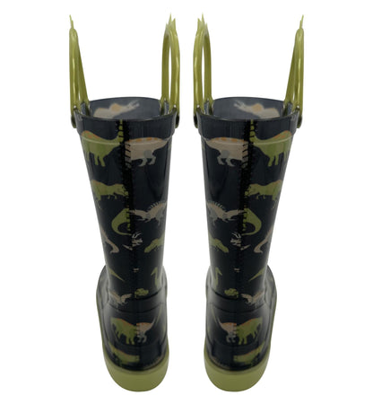 Dinosaur Wellington Boots Boys Girls PVC Rain Wellies Non-Slip Waterproof Shoes