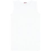 Kids Girls Ribbed Vest Top 100% Thick Cotton Fashion Tank Tops T Shirt 2-13 Year