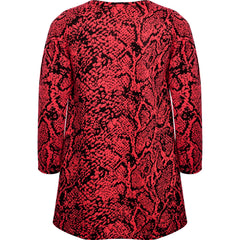 Kids Girls Swing Dress Long Sleeve Snake Flared Party Wear Summer Dresses 5-13