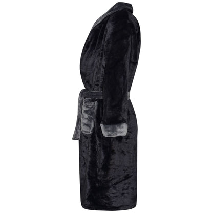 Kids Soft Fleece Bathrobe Dressing Gown Hooded Swim Beach Girls Boys 2-13 years