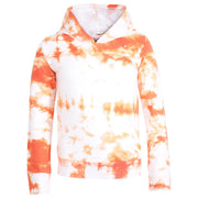 A2Z Kids Tie Dye Hooded Top & Legging Set 2 Piece Orange Active Wear Girls Outfit Set Age 5-13 years