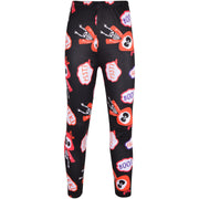 Girls Halloween Legging Spider Web Skull Print Leggings Fancy Costume 3-13 Years