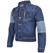 Mens Jacket Fashion Denim Jacket Long Sleeves Bomber Coat for Mens S,M,L,XL,XXL