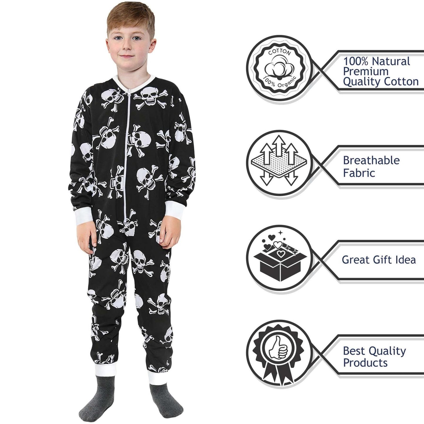A2Z Onesie One Piece Kids Pyjamas Sleepsuit Leopard Print Costume For Girls