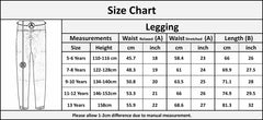 Girls Leggings Toddler Kids Stretchy High Waist Wet Look Legging Full Length