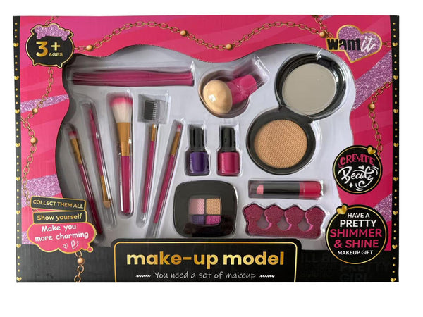 A2Z 4 Kids 36PCS Girls Pretend Play Makeup Set Model Beauty Kit Toy for Ages 3+