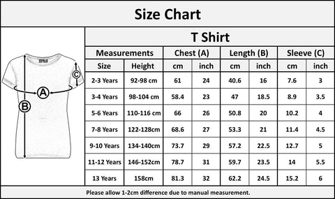 Kids Girls T Shirts Cotton Plain School T-Shirt Top New Age 2-13 Yr - A2Z 4 Kids