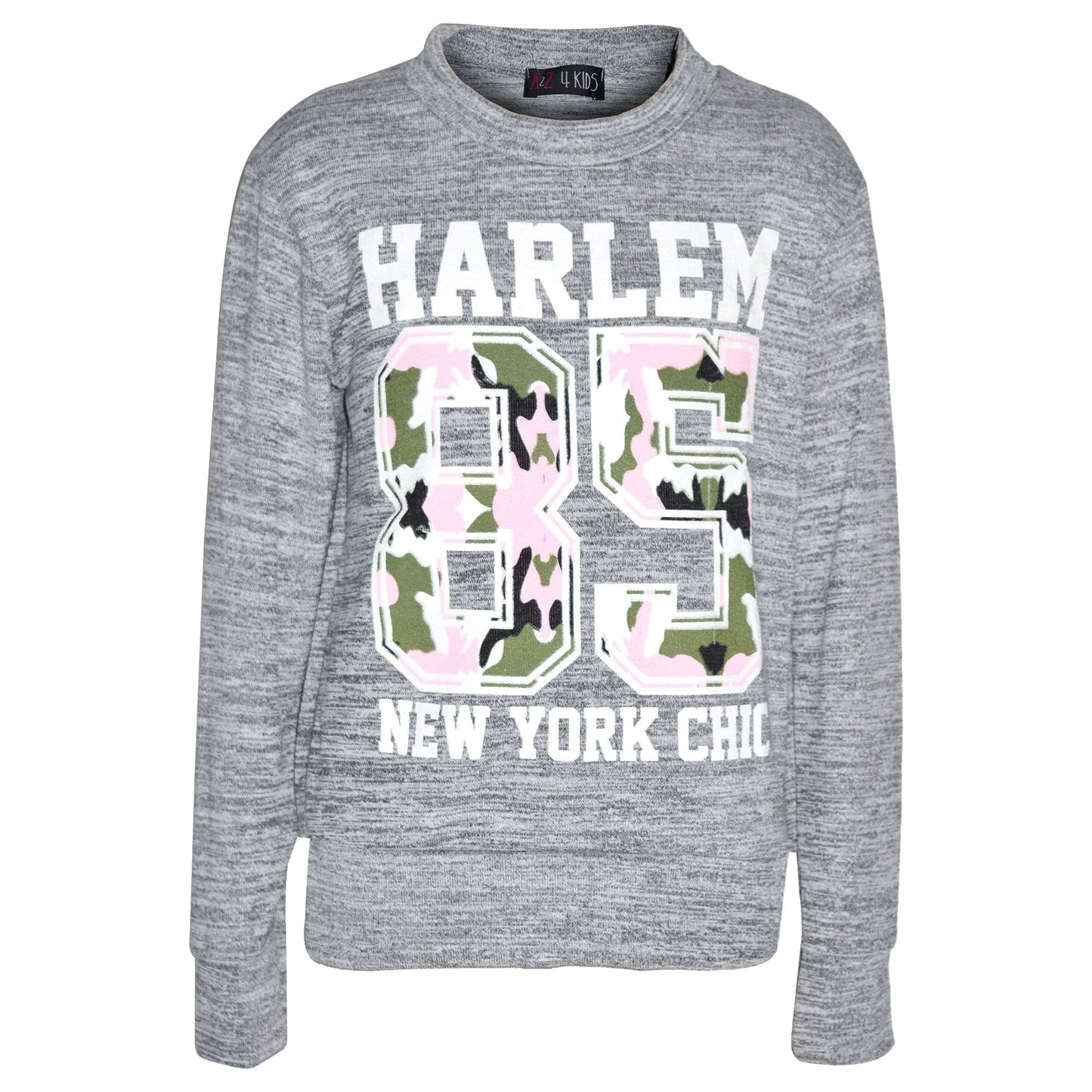 Kids Jogging Suit Girls HARLEM 85 Lounge Suit Tracksuit Hoodie Bottom 7-13 Years