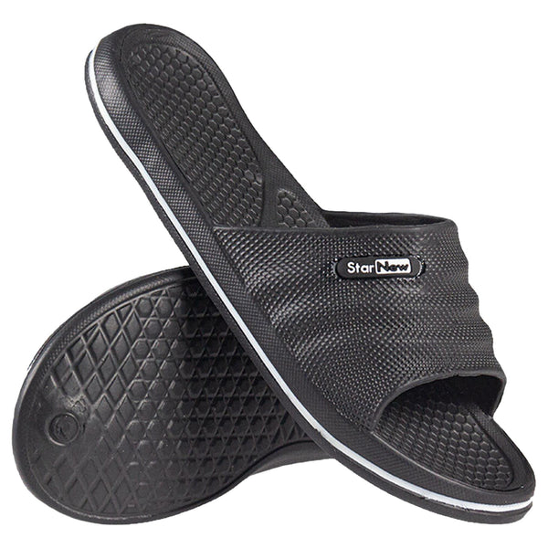 A2Z Women Plain Slides Sandals Summer Outdoor Open Toe Flat Ladies Slippers