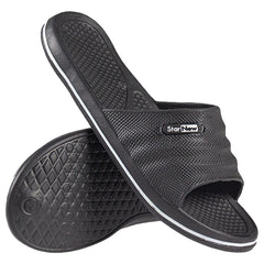 A2Z Women Plain Slides Sandals Summer Outdoor Open Toe Flat Ladies Slippers