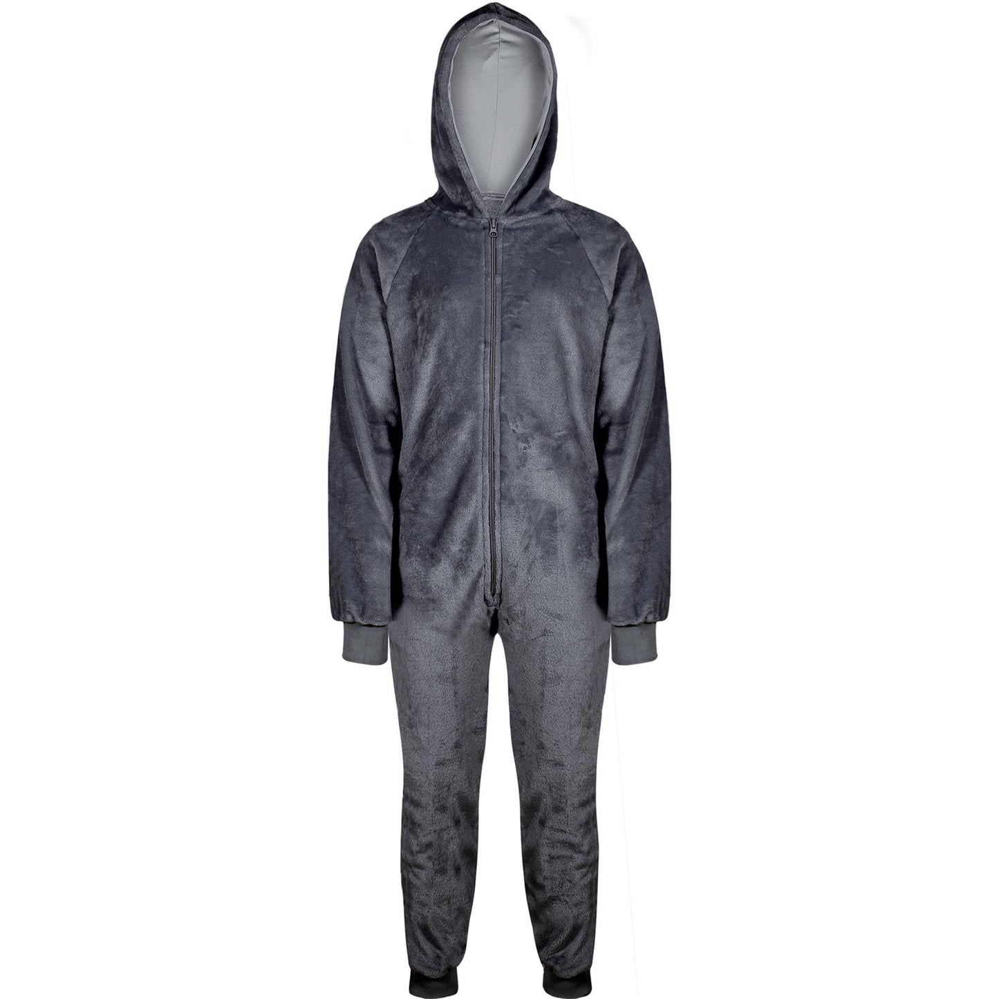 A2Z 4 Kids Girls Boys Plain Fleece Hooded Onesie Soft Comfortable for Children