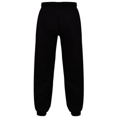 Kids Girls Boys Plain Jogging Bottoms Cuffed Joggers Sweatpants Trousers 2-14 Yr