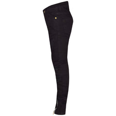 Kids Girls Stretchy Jeans Designer Ripped Drape Panel Denim Pant Trouser 5-13 Yr
