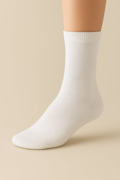 Plain Mens Cotton Socks 6 Pack Luxurious Soft Comfortable Casual Socks For Men