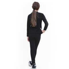 Kids Girls Ribbed Top & Bottom Tracksuit Lounge Wear Long Sleeves Outfit Set
