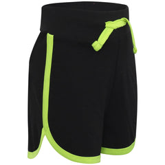 A2Z 4 Kids Girls Crop Top Shorts Set Contrast Colour Short Sleeves T Shirt Sets