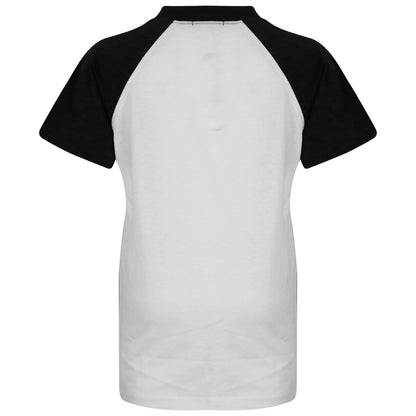 A2Z 4 Kids Raglan Style T Shirt & Shorts Black Contrast PJS Super Soft Matching Top Bottom Pyjamas Comfy Loungewear Dress Up Outfit Gifts for Children Girls Boys Age 5-13 Years - A2Z 4 Kids