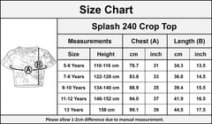 A2Z 4 Kids Girls Crop Tops Pastel Splash Print Stylish Fahsion Trendy T Shirt Tank Top & Tees New Age 5 6 7 8 9 10 11 12 13 Years - A2Z 4 Kids
