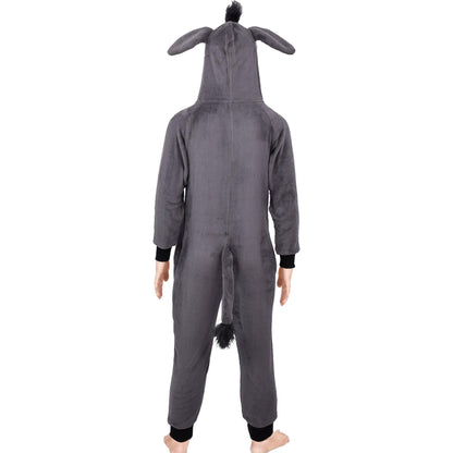 Kids Xmas Nativity Donkey Outfit School Play Flannel Fleece Fancy Dress Outfit
