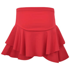 A2Z 4 Kids Girls High Waisted Ruffle Mini Skirt Double Layered Short Party Dress