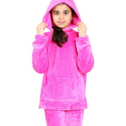 A2Z 4 Kids Childrens Warm Fleece twosie Hooded Pyjamas For Girls & Boys Sleepover 2 Piece Gift Set Age 5-6, 7-8, 9-10, 11-12 & 13 years