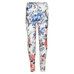 Girls Top Kids Just Smile XX Print Trendy Top & Peach Floral Legging Set 7-13 Yr