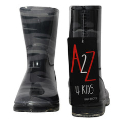 A2Z 4 Kids Boys Camouflage PVC Rain Boots Waterproof Mid-Calf Anti-Slip Wellies