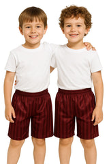 A2Z 4 Kids Shadow Stripe PE Shorts Pack of 2 Football Gym Shorts Age 2-13 Years