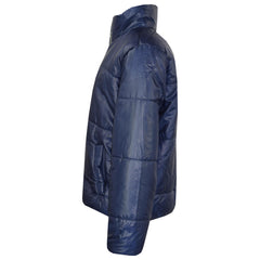 Girls Jacket Kids Wetlook Cropped Padded Quilted Puffer Bubble Jackets Coat 5-13