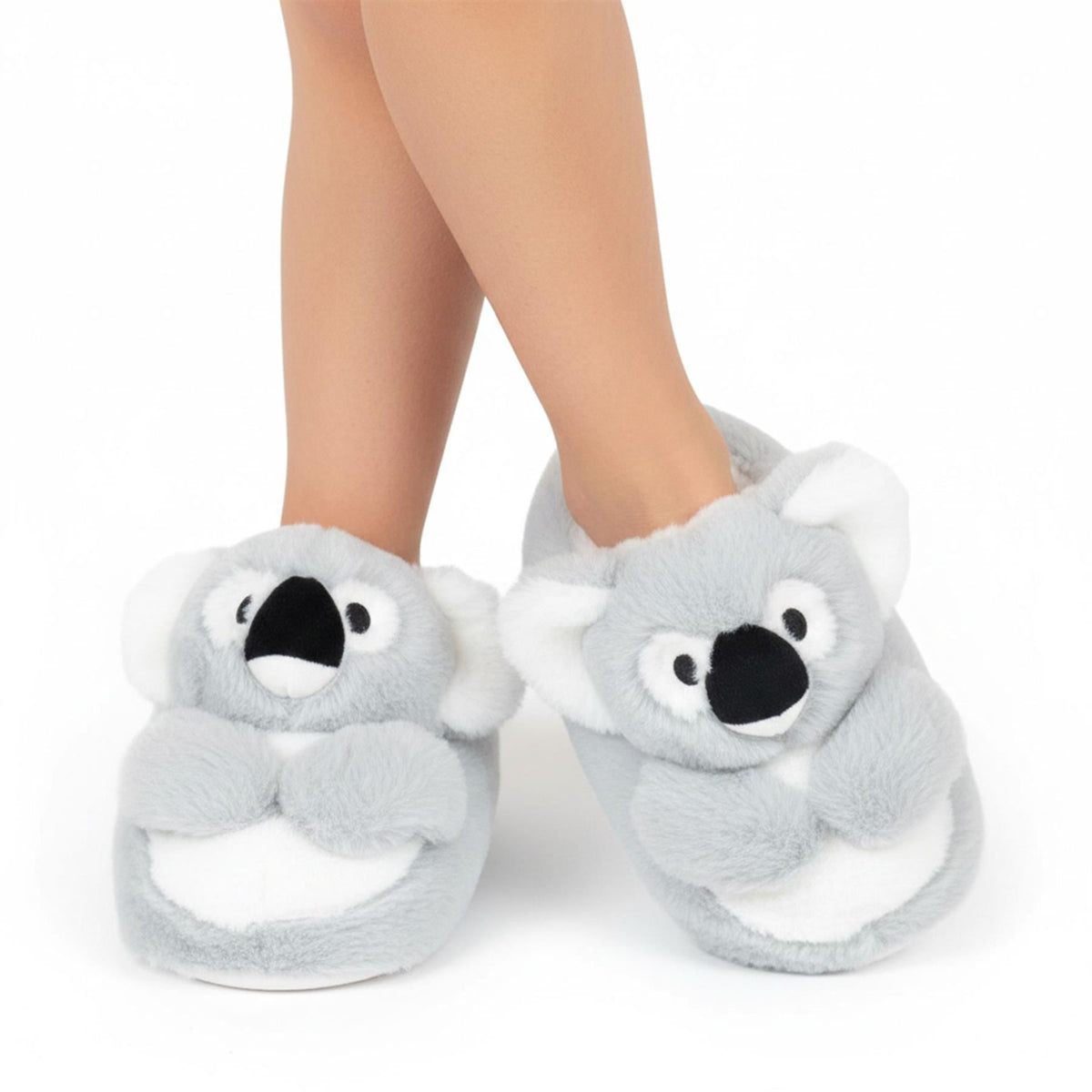 A2Z 4 Kids Boys Girls Cute Animal Slippers Non-Slip Winter Plush Warm Baby Shoes
