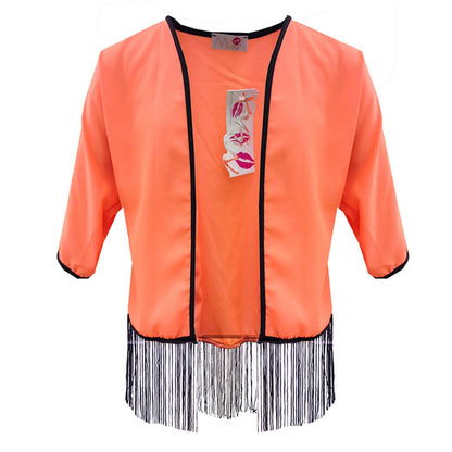 Kids Girls Kimono Cardigan Long Sleeves Stylish Trendy Fashion Top Age 7-13 Year