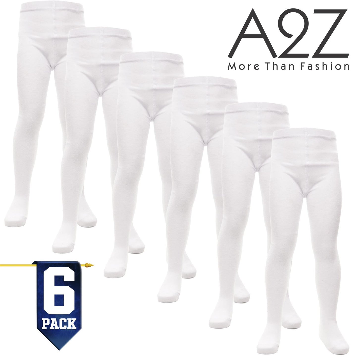 Kids Girls Cotton Rich Uniform School Tights Pack Of 6 Warm Thick Schoolwear
